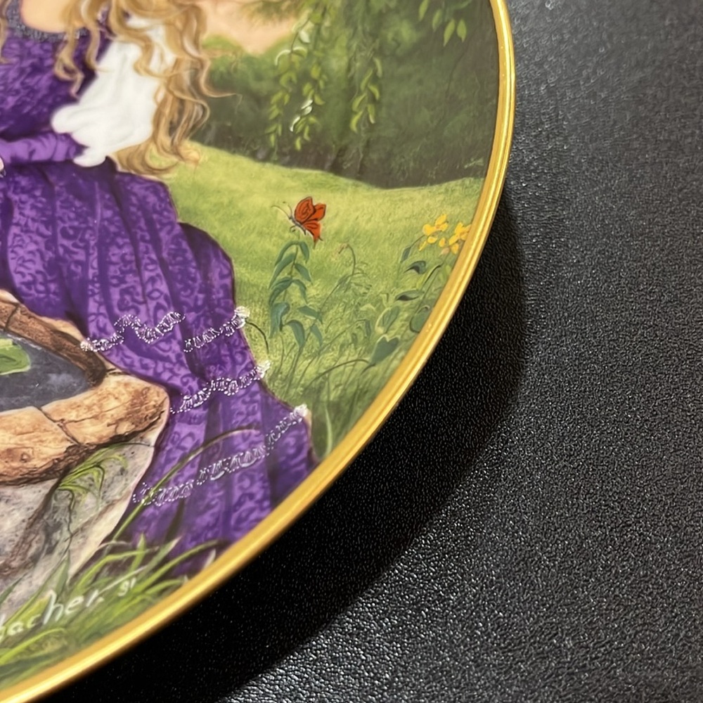 Vintage Kaiser Porcelain W. Germany Plate “The Frog King” with story. - Picture 7 of 12